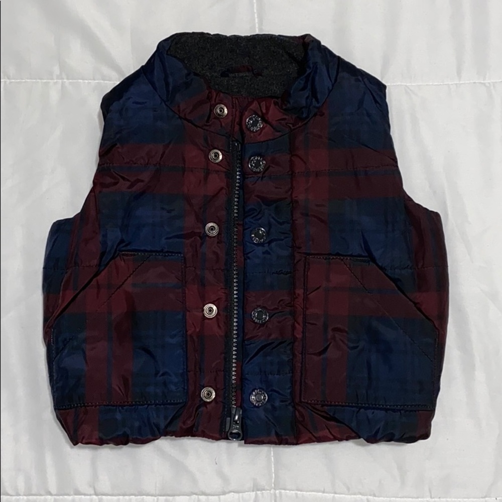 BabyGap Plaid Puffer Vest